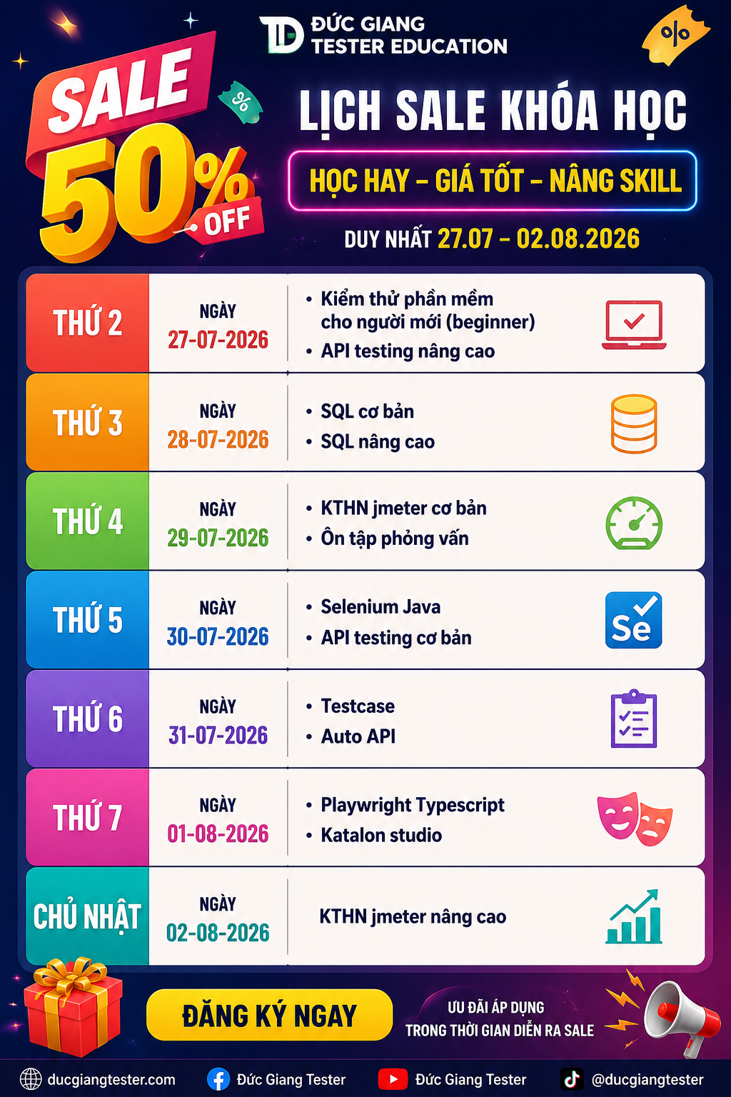 lịch sale