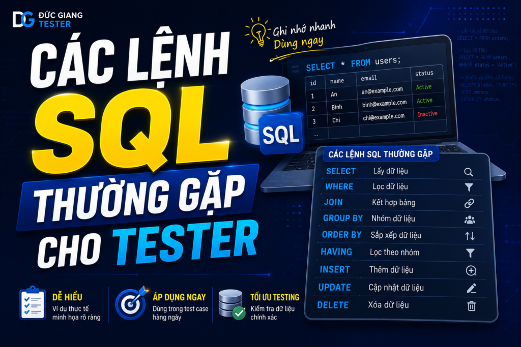 sql cho tester